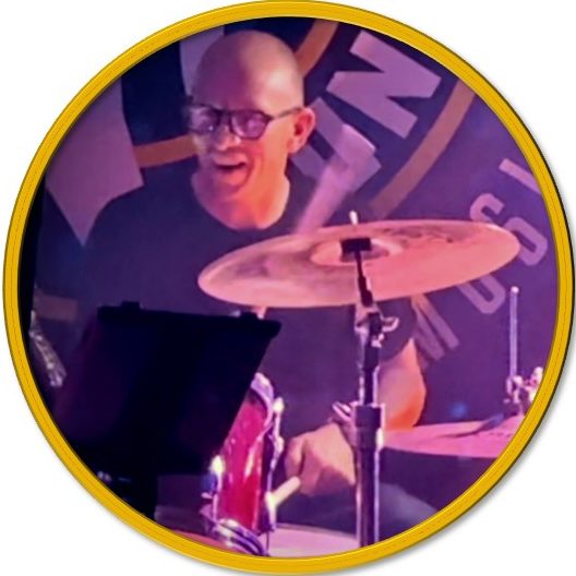 Nick the drummer at The Aliki Edwards Band, Aliki Sings Entertainment  - Live music Bath, Bristol Gloucestershire, Wiltshire