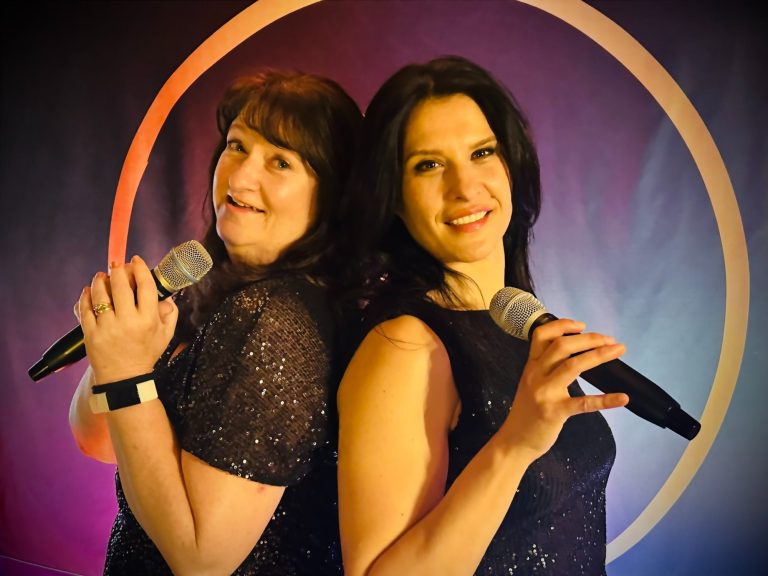 The Rhythm Sisters, Aliki sings Entertainment - Female Party Duo South West UK